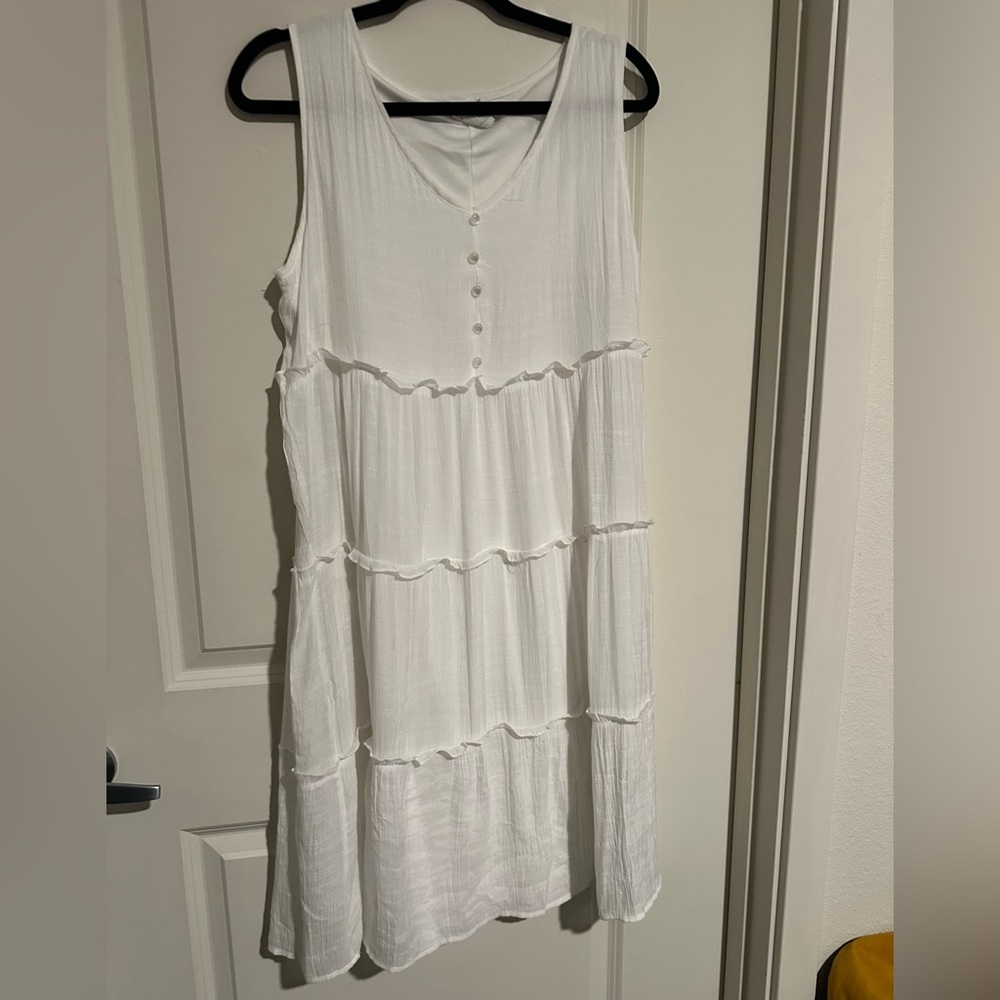 White naïf dress